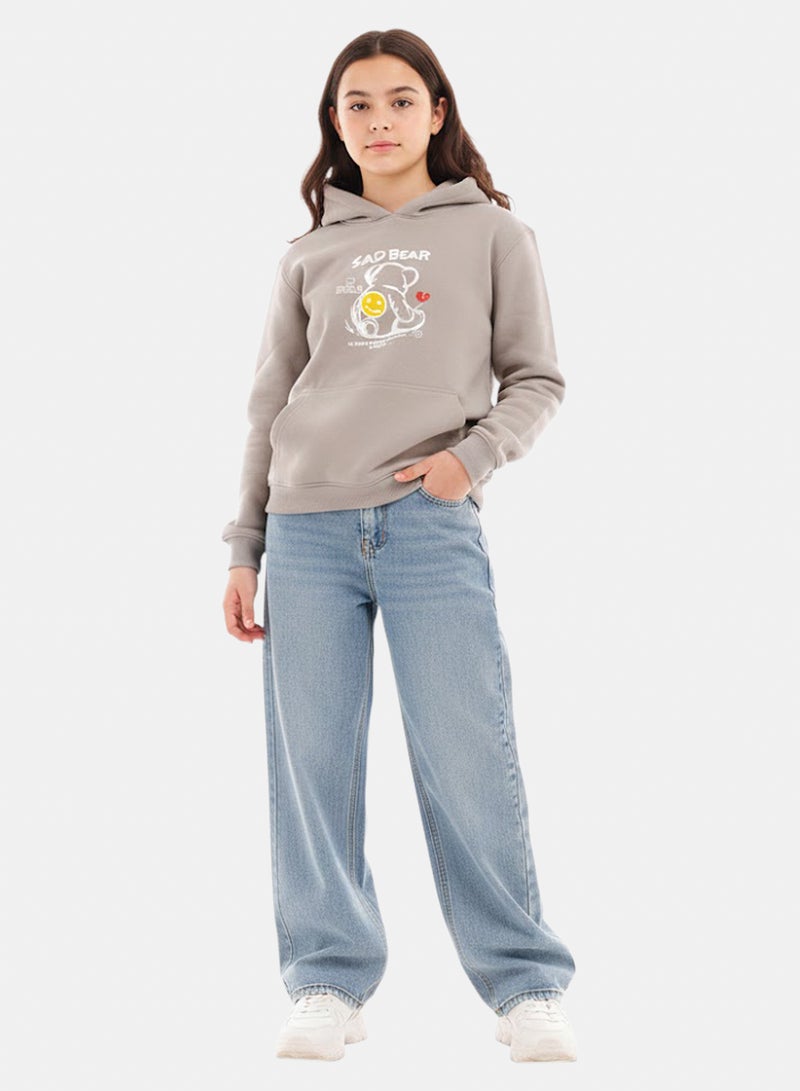 Apple Kids Girls Hoodie - Image 1